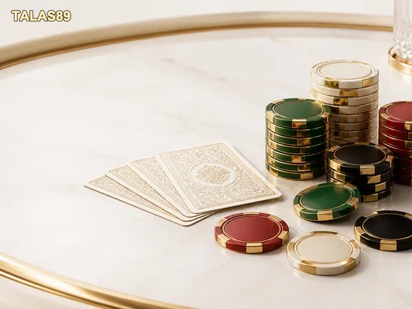 European Blackjack dengan meja kartu klasik dan dealer