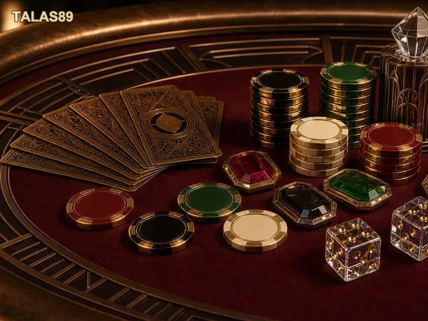 Tampilan permainan European Blackjack di talas89